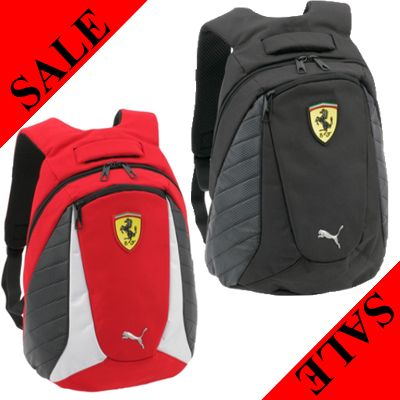 NEW PUMA FERRARI BACKPACK SMALL KIDS BAG RED RUCKSACK  