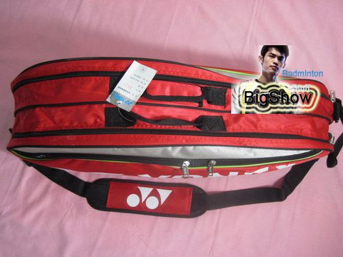 YY BAG9332 OneShoulder Badminton Racket Bag Hold 4 6 Rackets & Shoes 