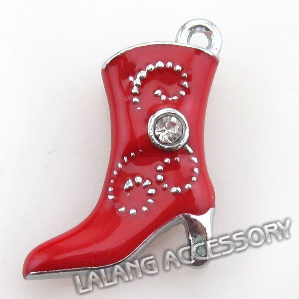 10x Nice High Heel Boots Charms Pendants 24x16mm 140143  