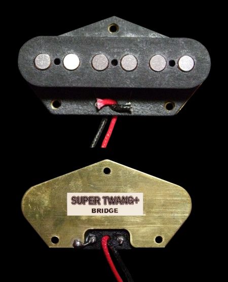   GUITARHEADS PICKUPS   ALNICO Telecaster TELE TWANG   BLACK   Bridge