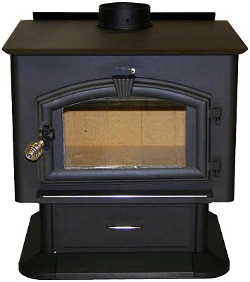 US Stove 80,000 BTU Wood Heater Stove 012685250007  