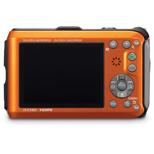 Panasonic DMCTS3D 12.1MP Digital Camera Orange 885170031579  