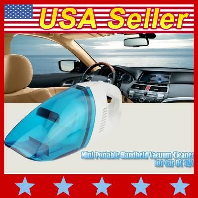 12V Mini Portable Car Vehicle Hand Held Vacuum Cleaner + Car adapter 