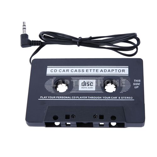 New Car Cassette Tape Adapter Transmitters for  IPOD Nano CD IPHONE 