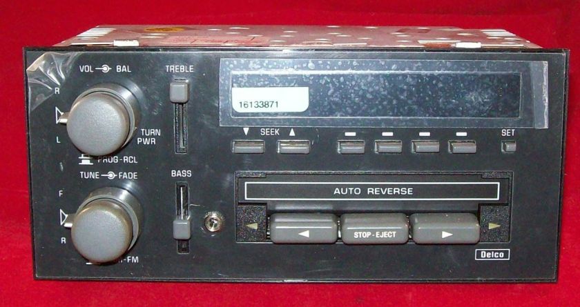 Delco GM cassette Radio with  INPUT   Firebird Camaro Grand Prix S 