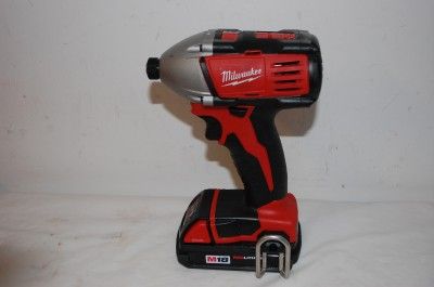 Milwaukee 2650 21 M18 Cordless 1/4 Hex Compact Impact Driver  