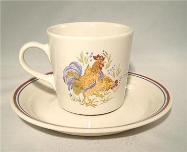 CORELLE COUNTRY MORNING ROOSTER 8 oz CUP *NEW  
