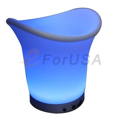 LED Light 7 Colors Changing Ice Wine Bucket with Remote Control  