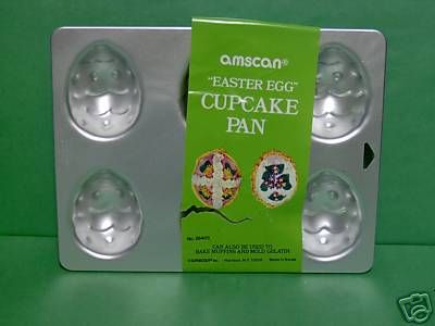 Amscan Easter Egg Cupcake Pan No. 26403  