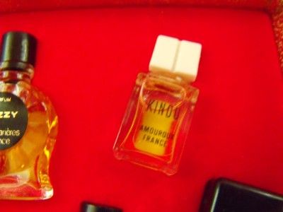 Vintage Les Parfums de France 7 Miniature Perfume Set  