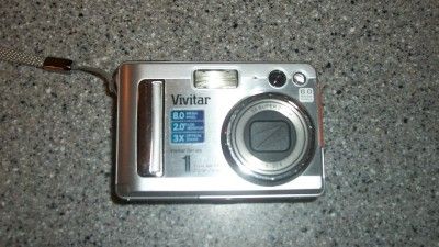 NEW Vivitar ViviCam 8400 8.0 MP Digital Camera w 2 TFD LCD & 3X 