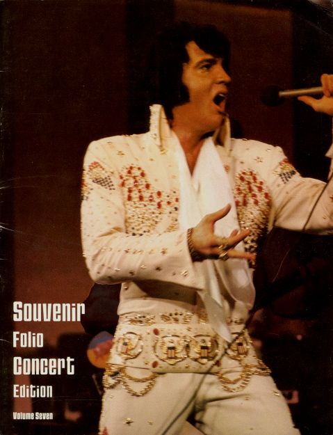 ELVIS PRESLEY 1977 U.S. TOUR CONCERT PROGRAM BOOK  