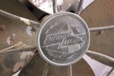 VINTAGE EMERSON ELECTRIC 17 OSCILLATING FAN  