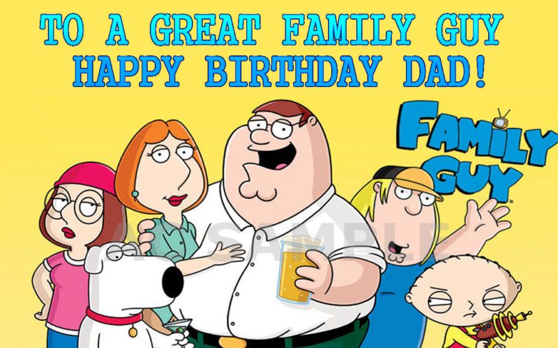 FAMILY GUY #2 Edible Cake Image Frosting Sheet Topper  