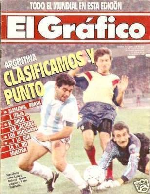 SOCCER WORLD CUP 1990 Magazine ARGENTINA Vs Romania  