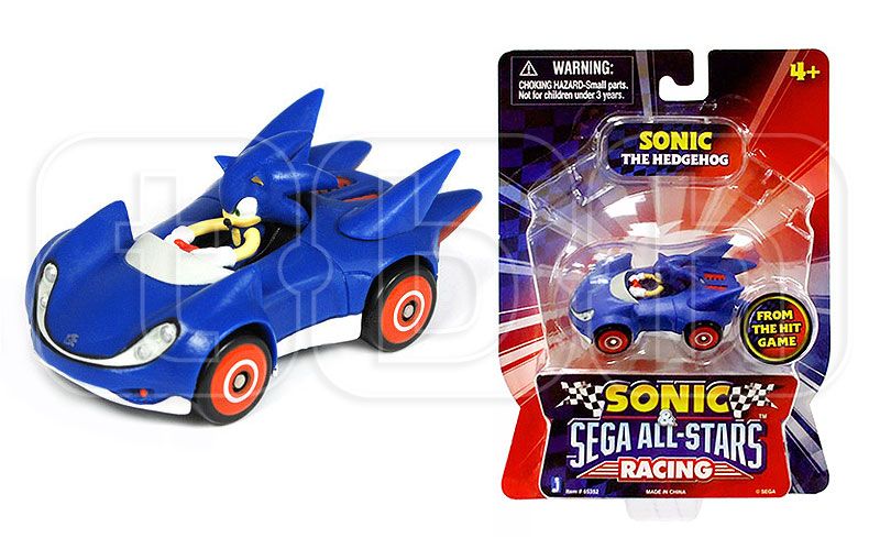 mini SONIC THE HEDGEHOG figure SEGA ALL STAR RACING jazwares SPEED 