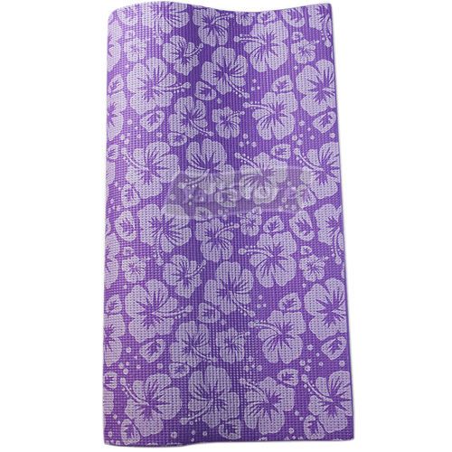 24 x 68 Yoga Fitness Mat Printing and Non Slip Purple  