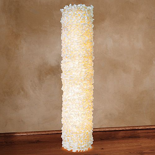 Lace Tower Linen Floor Lamp / Lantern / Contemporary  