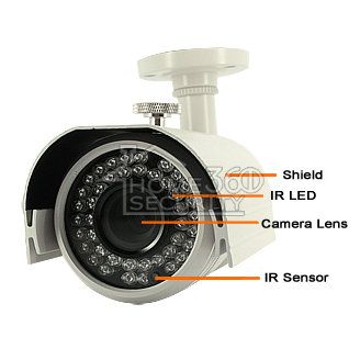 HSBLC Security 600 TVL Vari Focal Weatherproof Camera  