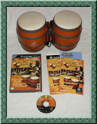 DONKEY KONGA w/ DK Bongos Gamecube or Wii   Complete 045496961299 