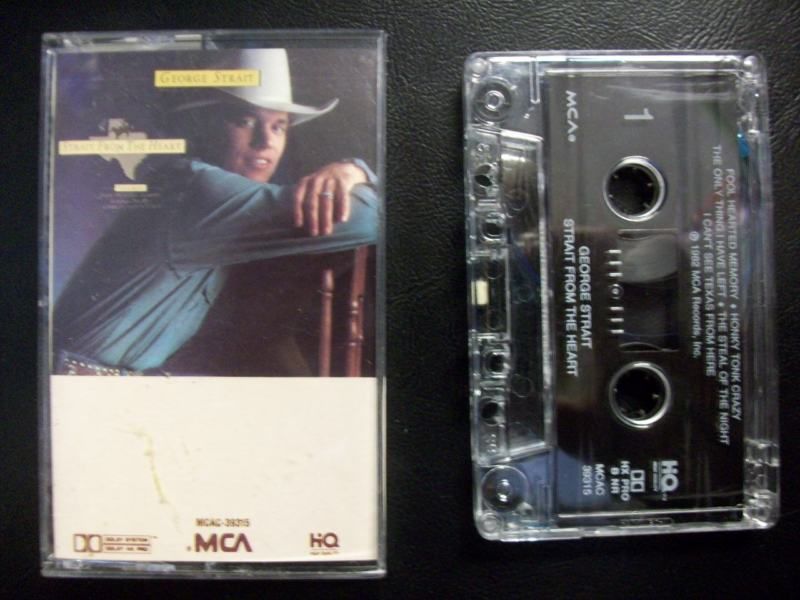 Strait from the Heart by George Strait (Cassette, Tape 076741931545 