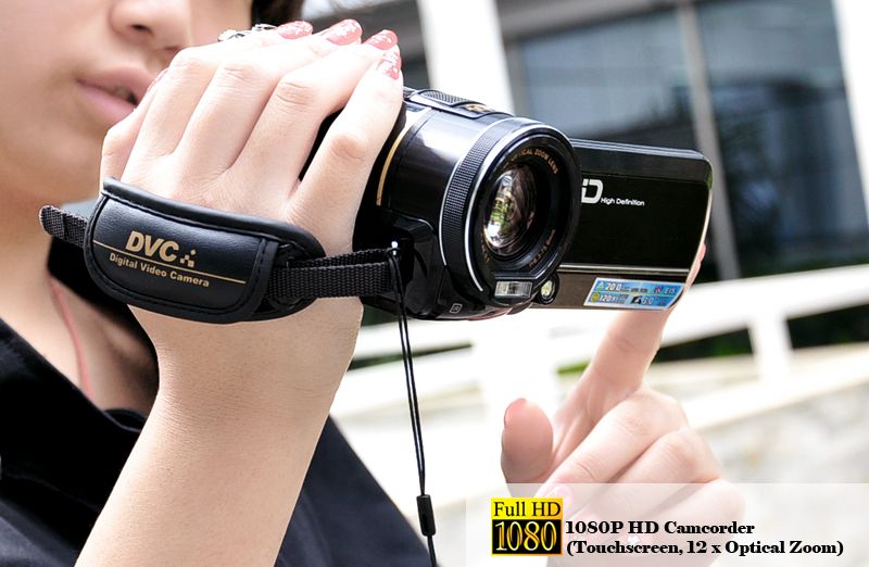 1080P HD Camcorder (Touchscreen, 12 x Optical Zoom)  