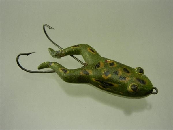   Antique Tackle Pflueger Conrad Frog Old Collectible Fishing Lure Bait