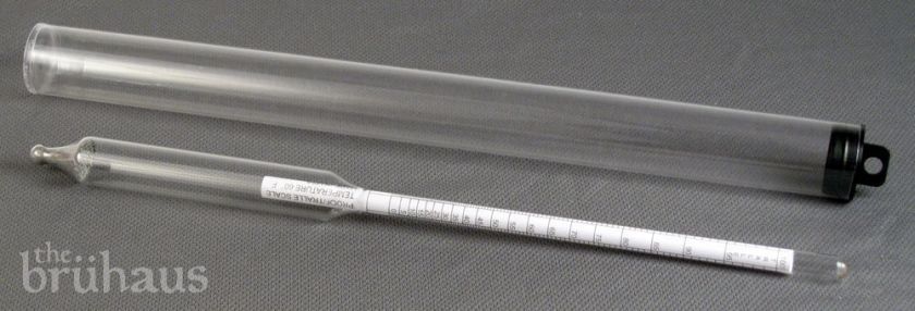 Proof and Tralle Hydrometer, Measure Alcohol Content of Distilled 