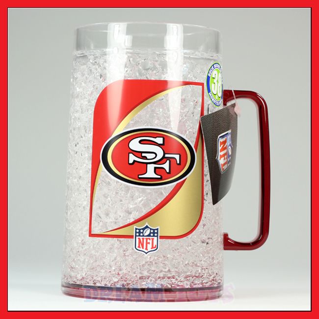 NFL San Francisco 49ers 38 oz Freezer Mega Mug Monster  