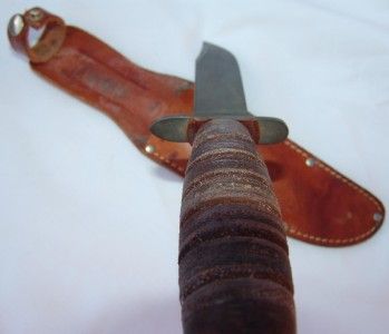 WWII Imperial USA Pilots Fighting Knife and Sheath  