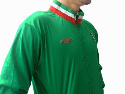 Umbro ITALY Mens Track Jacket Soccer Green XXXL  