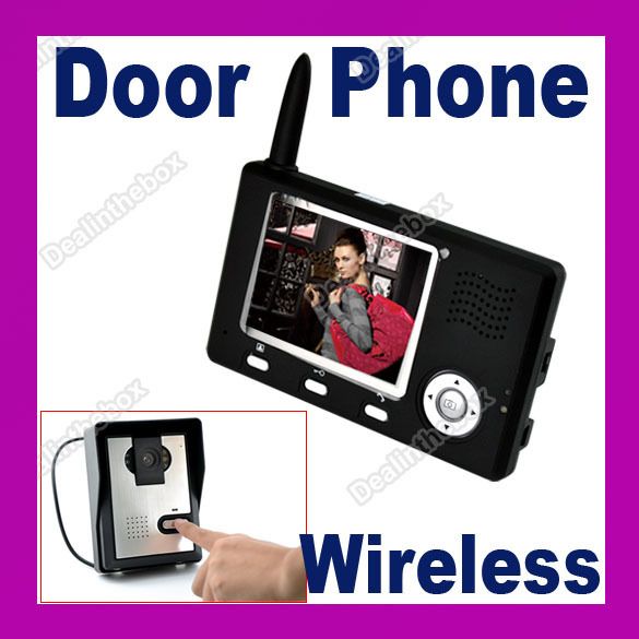 New 3.5 TFT Color LCD Display 2.4GHz Wireless Digital Video Door 