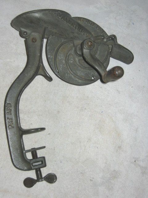   PRIMITIVE COUNTRY CAST IRON CHERRY STONER KITCHEN FOOD FARM JELLY TOOL