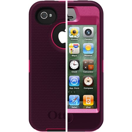 Otterbox Defender Cases iPhone 4S & 4 PEONY PINK & DEEP PLUM *PRE 