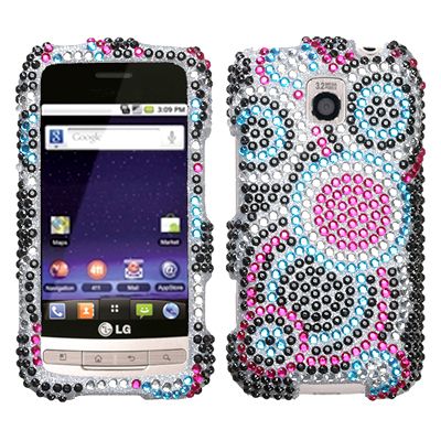 BLING Snap Phone Cover Case 4 LG OPTIMUS M MS690 Bubble  