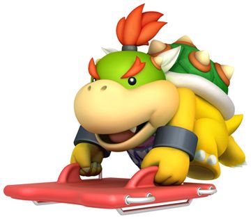 Sticker Decal   Super Mario Bros Bowser Jr Wii CA1  