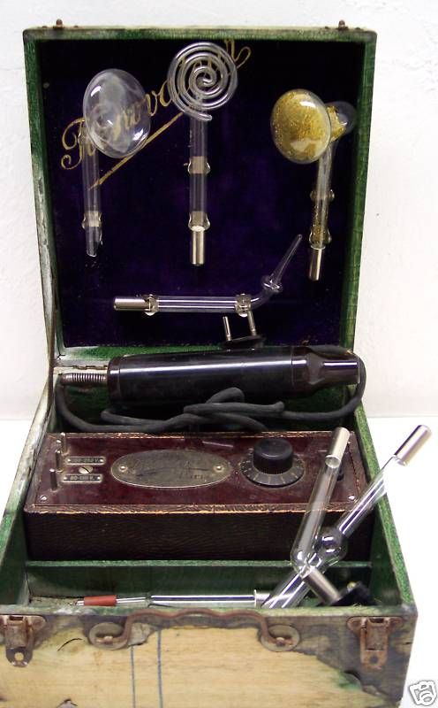 Antique Doctors Electric Shock Machine Quack Medicine w  