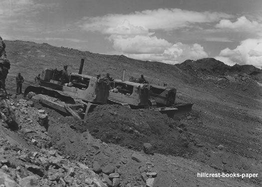 Phosphate Mine Mining Caterpillars Montana photo 1958  