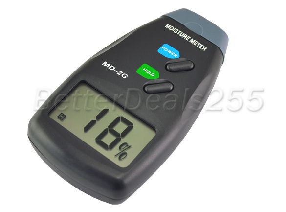 Digital Wood Moisture Meter Firewood Damp Tester 2 Pin  