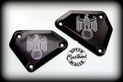   DUCATI BREMBO RESERVOIR COVERS SPEED DEALER CUSTOMS MOTORCYCLE  