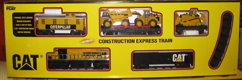 CATERPILLAR CAT MOTORIZED CONSTRUCTION EXPRESS TRAIN  