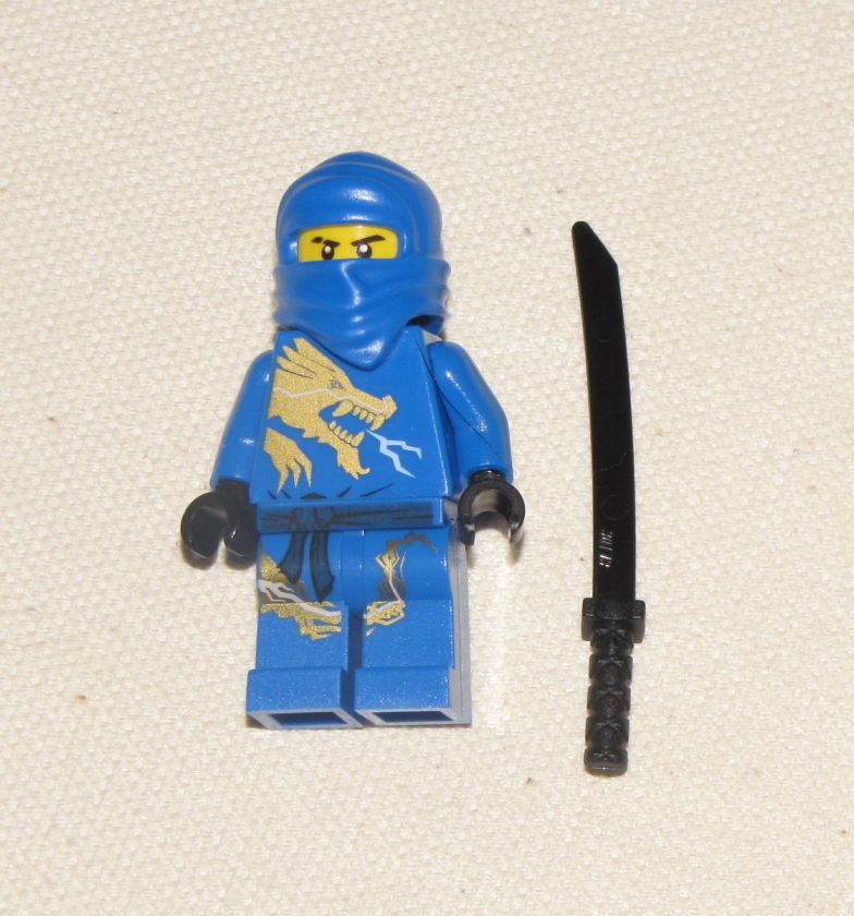   OF BLUE NINJAGO MINIFIG WITH DRAGON PATTERN NINJA CASTLE FIGURE FIG