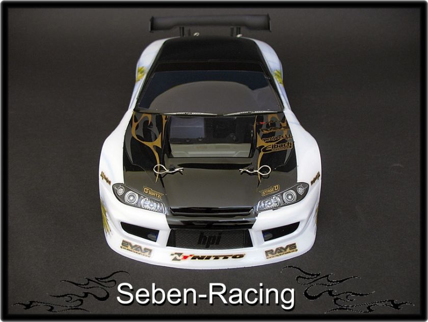 LXR XK43 Nissan Silvia S15 Nitro RC Car 4WD RTR 110  