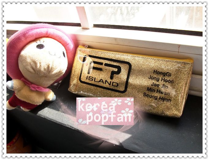 FTISLAND F.T.Island KPOP GOLDEN PEN PENCIL CASE TYPE A NEW  