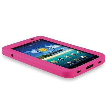 Pink Gel Soft Case Skin Cover For Samsung Galaxy Tab P1000 Tablet 