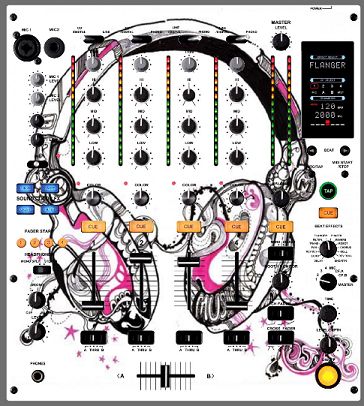 Pioneer CDJ 1000 800 850 400 900 200 2000 Skin Faceplate Absolute one 