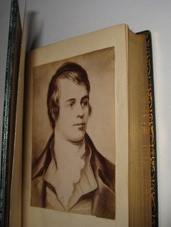 Leather; ROBERT BURNS Works poetry scotland antique  