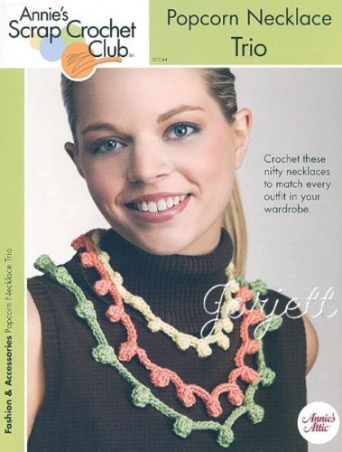 Popcorn Necklace Trio, Annies crochet patterns  