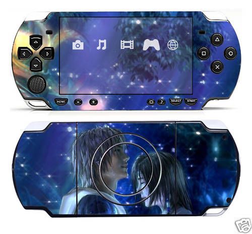 Final Fantasy X FF 10 PSP 2000 3000 Slim Vinyl Skin  