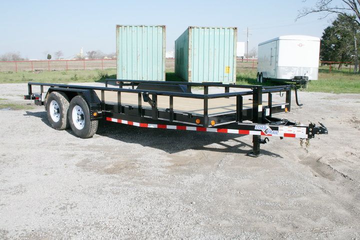 New 18 BumperPull Equipment Lowboy Trailer w/7K Axles  